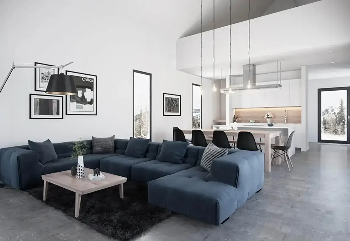 Hospitality Interior Visualization — Photorealistic rendering for design presentation and client approval.
